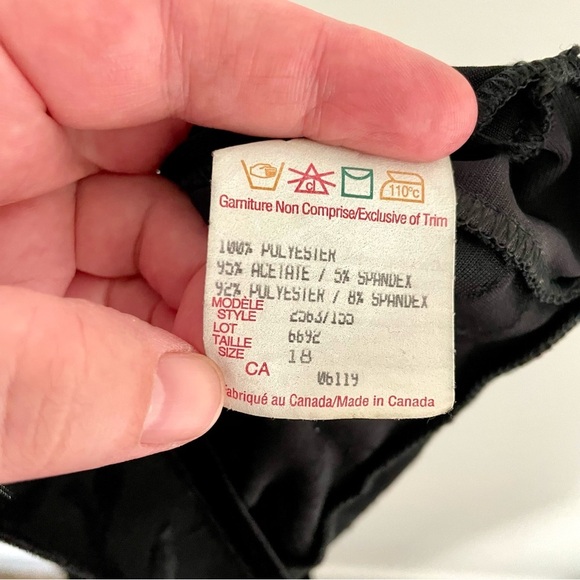 Vintage 90's Michel Antoni Velvet Burnout Sleeveless Maxi Sheath Dress Size 18 - Picture 6 of 6